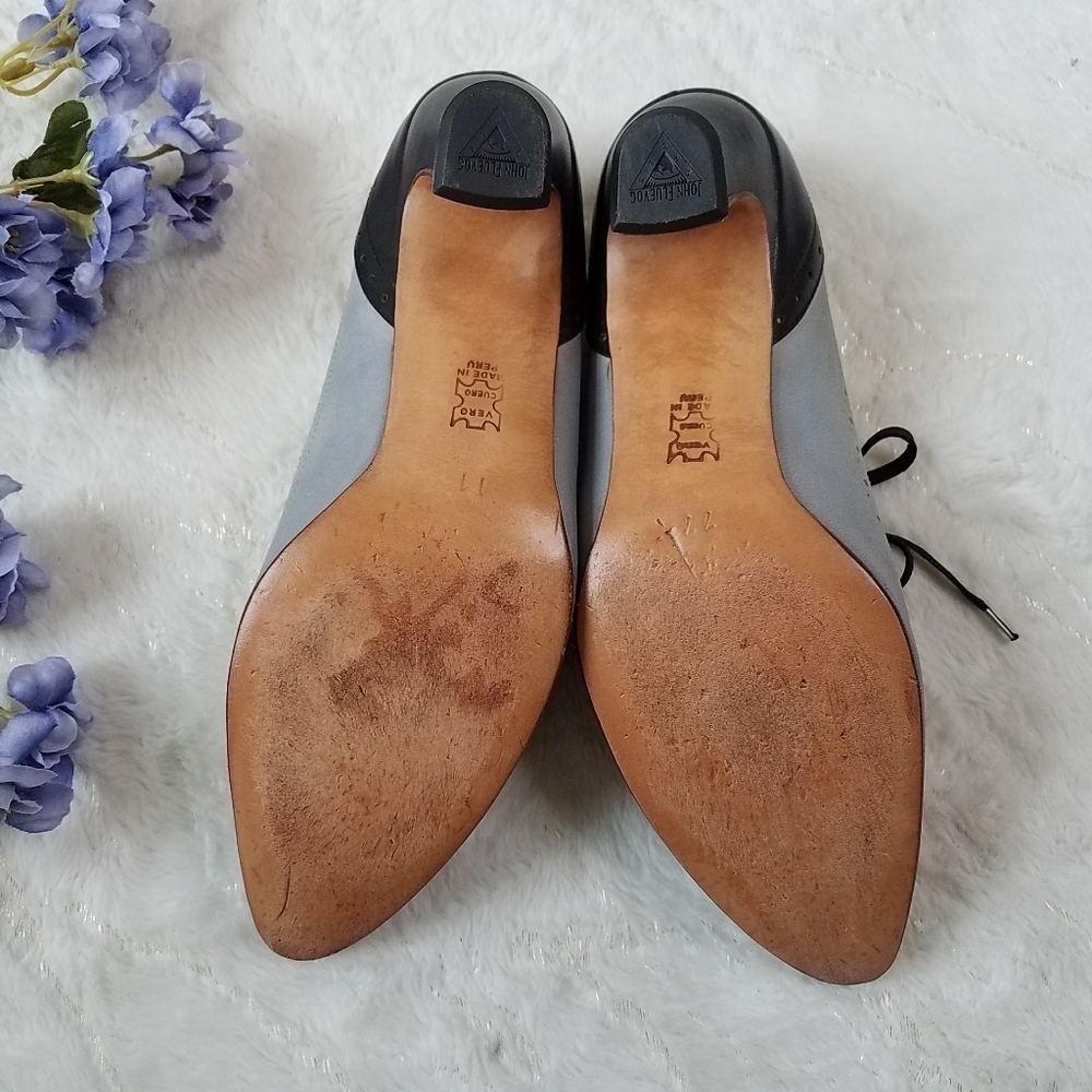 John Fluevog Wonders Lyra Brogue Lace-Up Pump - Picture 4 of 13